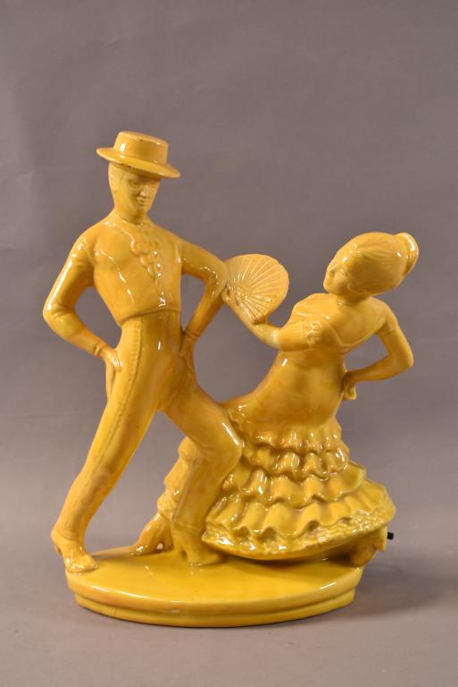 FLAMENCO DANCERS TV LAMP (1 of 2)