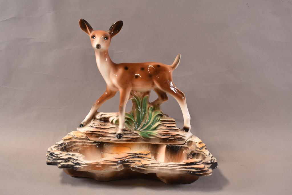 DEER TV LAMP PLANTER (1 of 2)