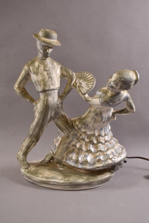 FLAMENCO DANCERS TV LAMP (1 of 2)