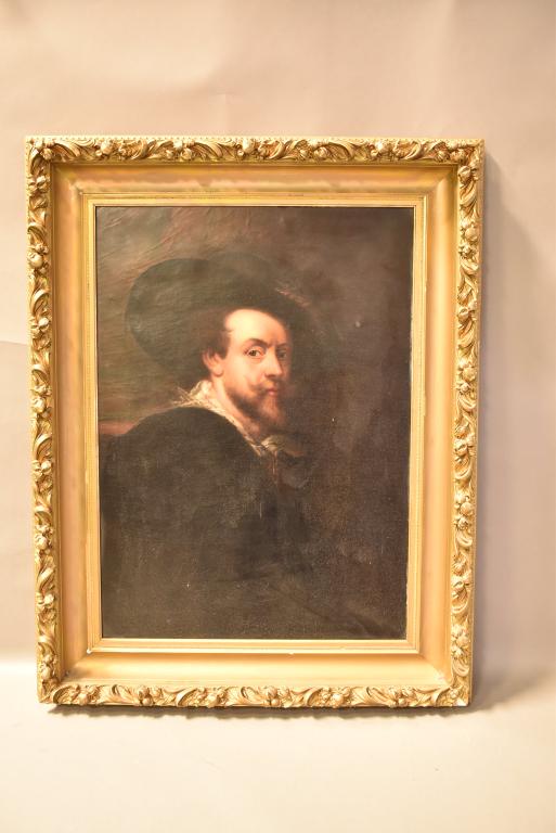 OLD MASTER STYLE PAINTING OF CAVALIER (1 of 6)