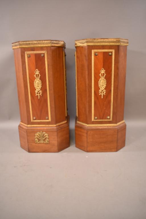 PAIR OF CONTEMPORARY FRENCH STYLE STANDS (1 of 3)