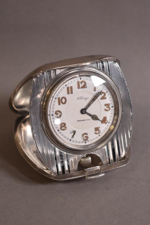 TIFFANY & CO. STERLING TRAVEL CLOCK (1 of 3)