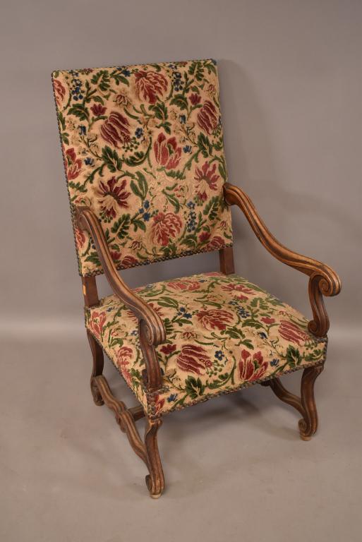 1930'S SPANISH STYLE HALL CHAIR (1 of 4)