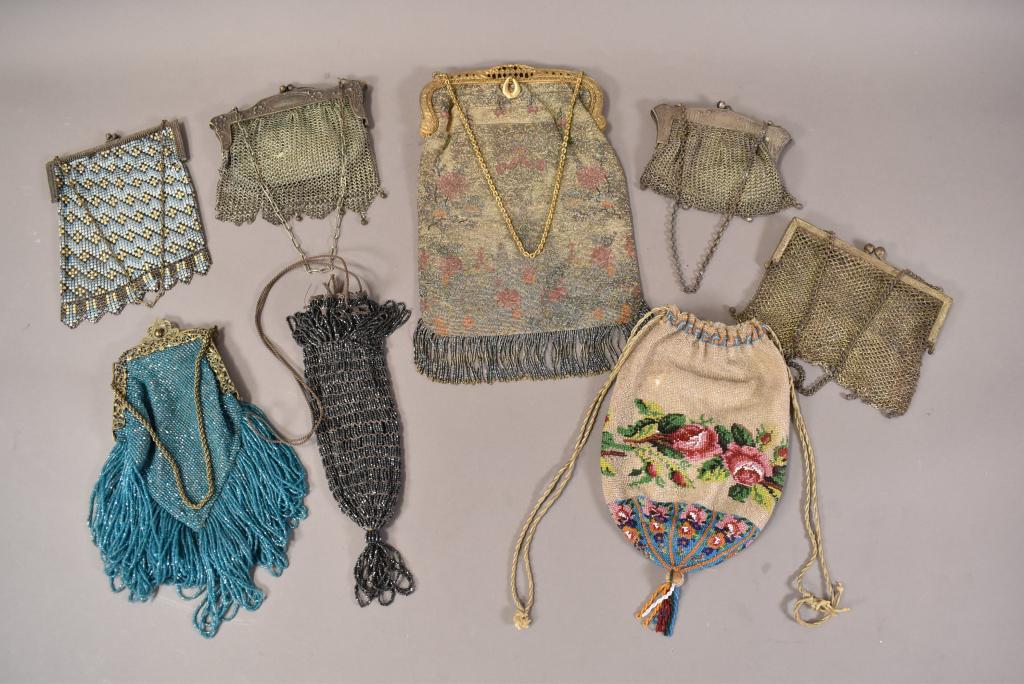 8 VICTORIAN HAND BAGS (1 of 4)