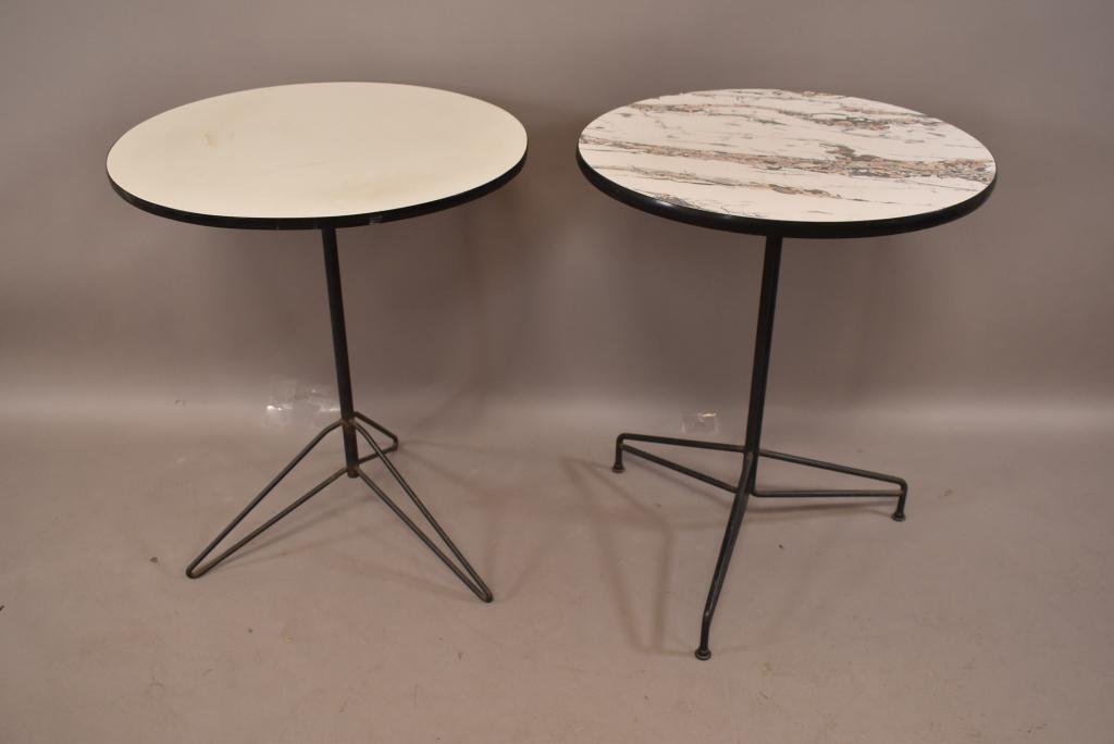 PAIR OF MID CENTURY HERMAN MILLER STYLE END TABLES (1 of 4)