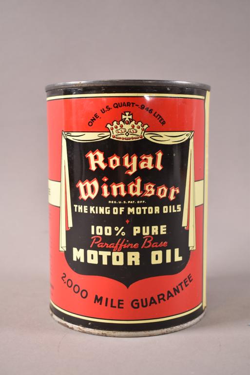 1 QUART ROYAL WINDSOR OIL CAN (1 of 2)