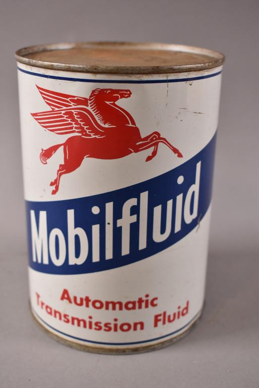 1 QUART MOBILFLUID AUTO TRANSMISSION FLUID CAN (1 of 4)