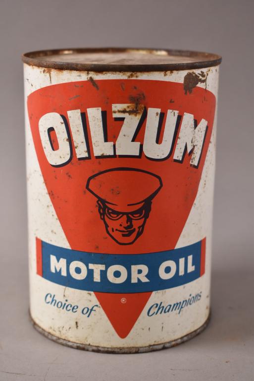 1 QUART OILZUM MOTOR OIL CAN (1 of 3)