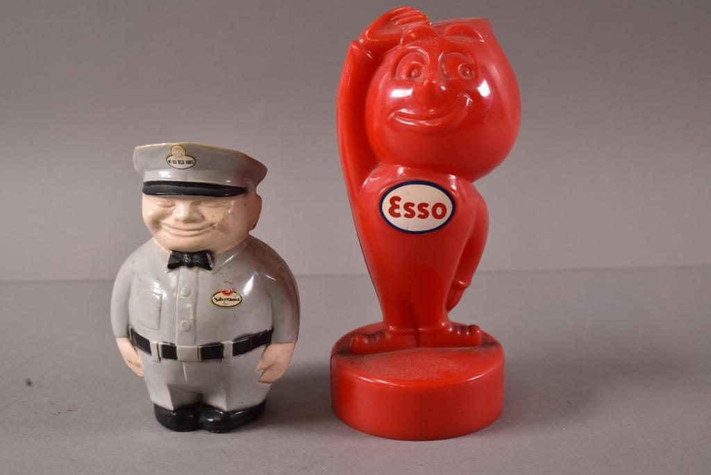 2 PLASTIC ADVERTISING BANKS (1 of 6)