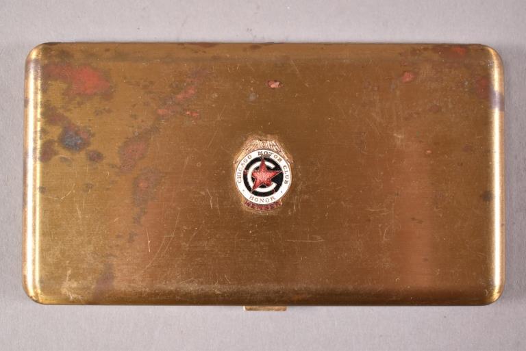 CHICAGO MOTOR CLUB CIGARETTE CASE (1 of 3)