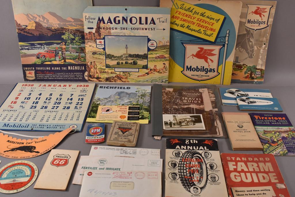 MISC. GASOLINE & CAR RELATED PAPER ITEMS (1 of 7)