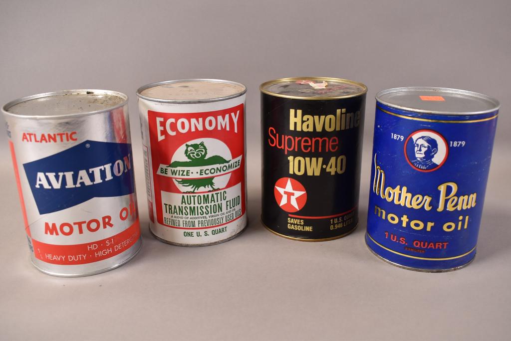 (4) 1 QUART PAPER OIL CANS (1 of 2)