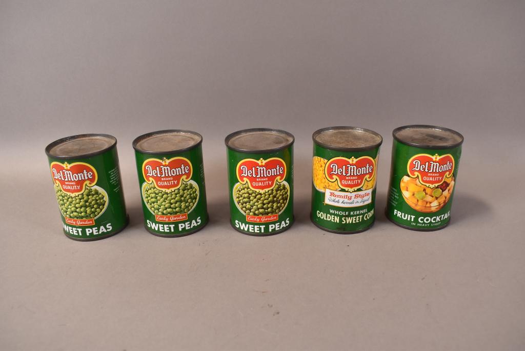 5 SMALL DEL MONTE VEGETABLE CANS (1 of 3)