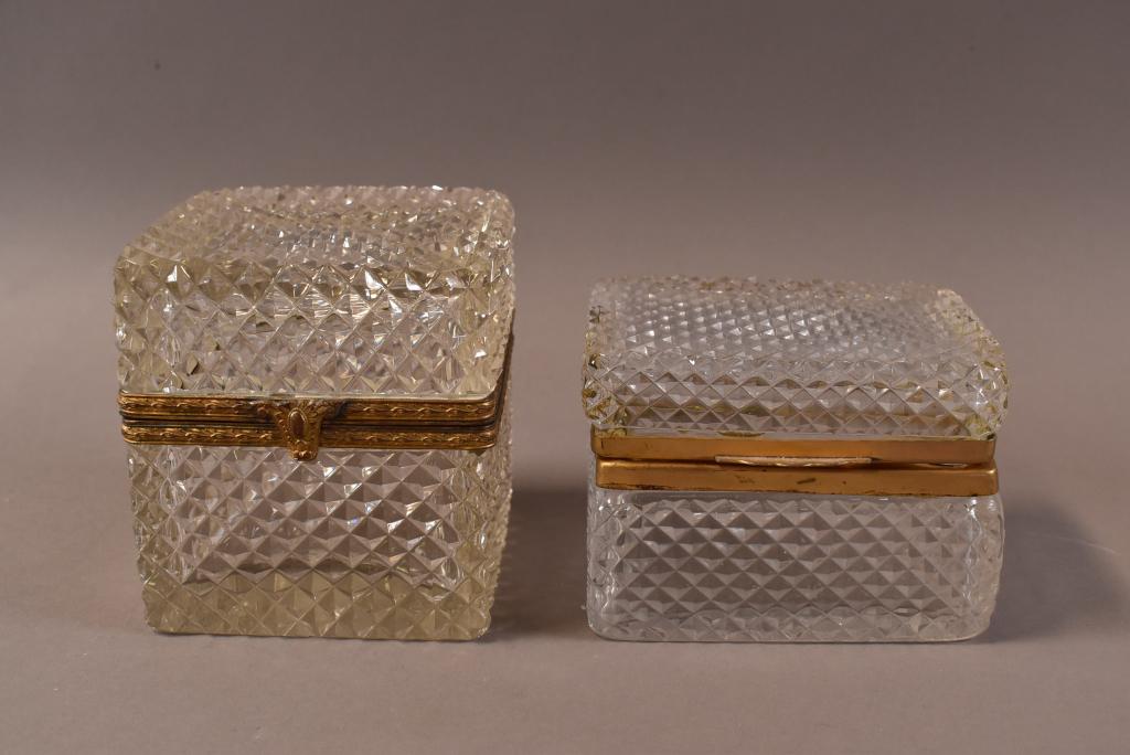 2 CUT GLASS DRESSER BOXES (1 of 4)