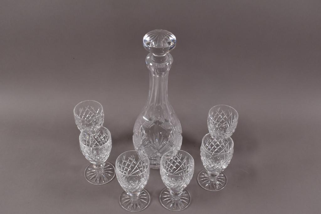 7 PC WATERFORD LISMORE DRINK SET (1 of 4)