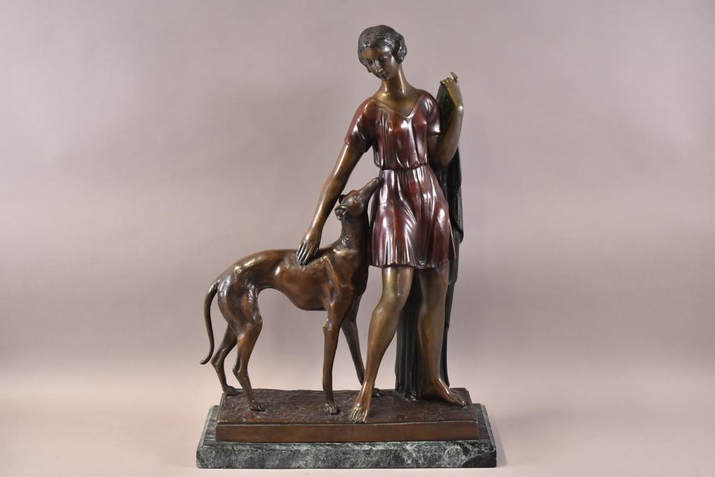 IGNACIO GALLO ART DECO STYLE BRONZE (1 of 3)