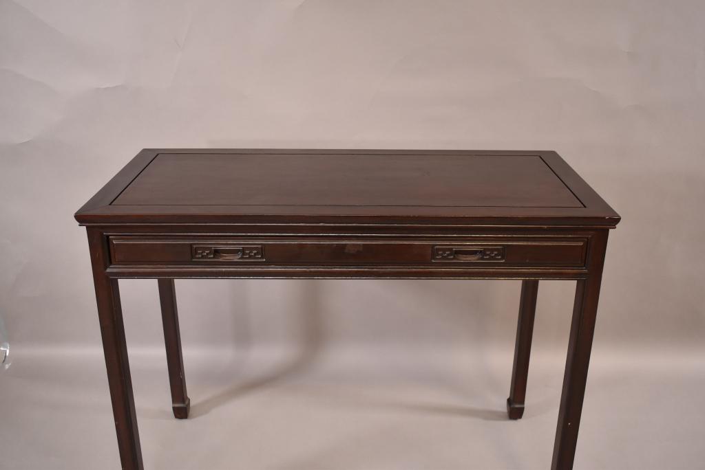CHINESE HARDWOOD CONSOLE TABLE (1 of 7)