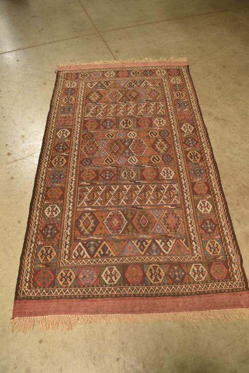 APPROX 6'4" x 3' 5"  HANDMADE PERSIAN RUG (1 of 2)