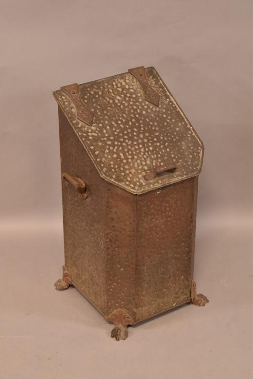 METAL COAL SCUTTLE (1 of 3)
