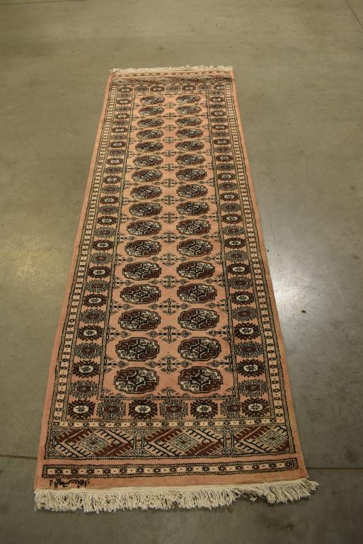 HANDMADE BOKHARA WOOL RUNNER RUG (1 of 5)