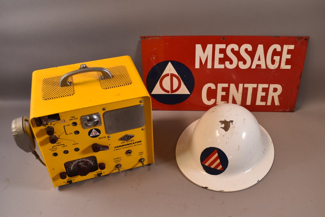 3 CIVIL DEFENSE ITEMS (1 of 6)