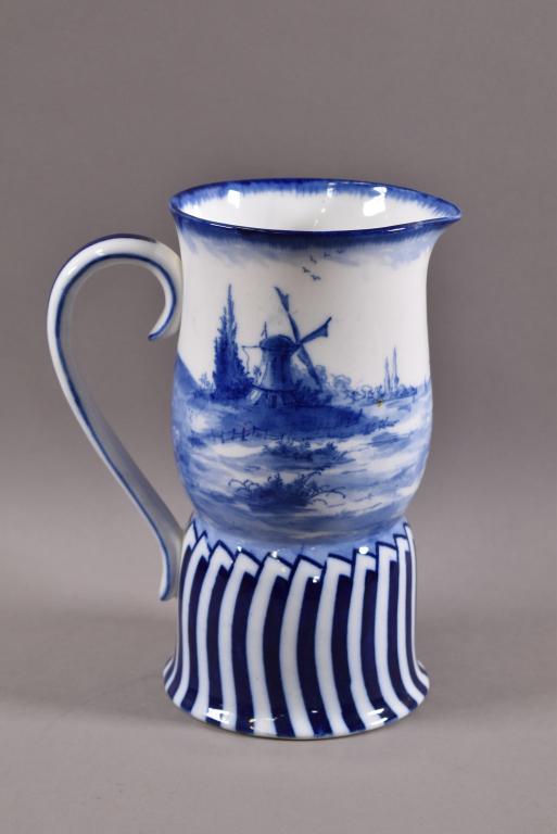 ROYAL DOULTON BLUE & WHITE PITCHER (1 of 5)