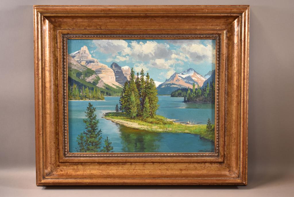 LANNY GRANT "MALIGEN LAKE" PAINTING (1 of 3)