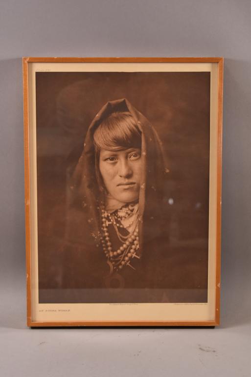 EDWARD CURTIS "AN ACOMA WOMAN" PHOTOGRAVURE (1 of 6)