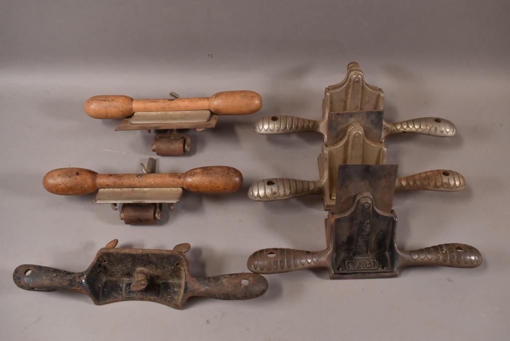 5 STANLEY SCRAPERS & WINCHESTER #78 SCRAPER (1 of 4)