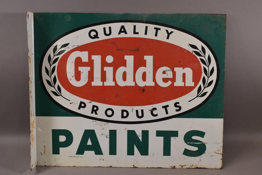GLIDDEN PAINTS DST FLANGE SIGN (1 of 2)