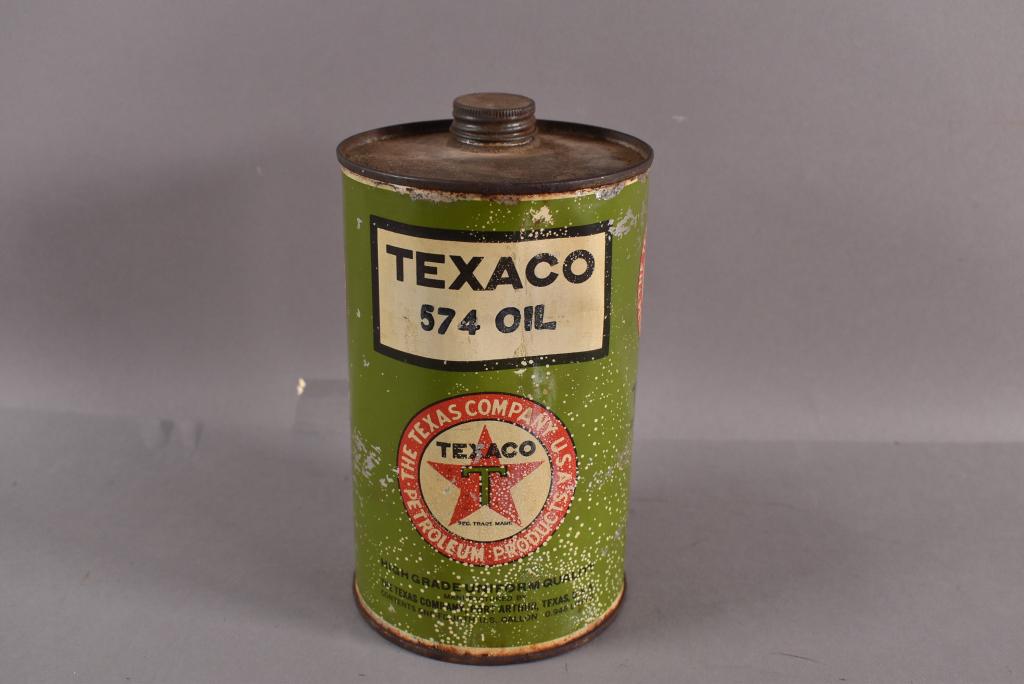 TEXACO OIL 1 QUART CAN (1 of 3)