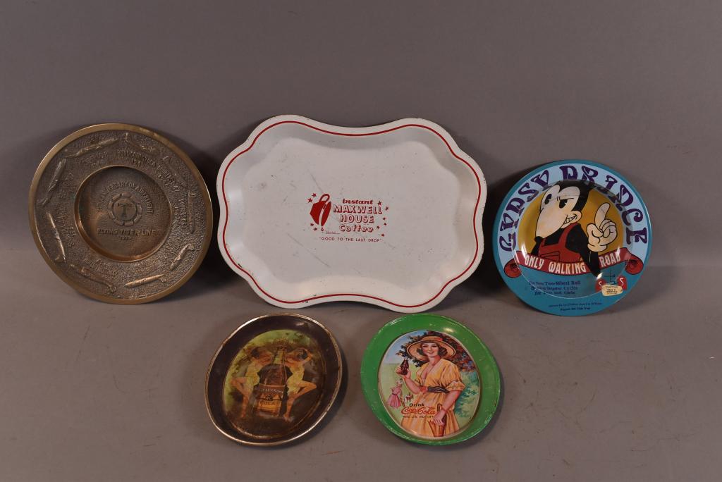 5 ADVERTISING TRAYS (1 of 5)