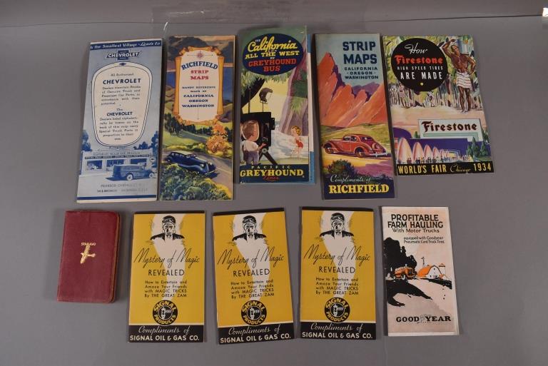 COLLECTION OF GAS, OIL, & CAR RELATED PAPER GOODS (1 of 6)