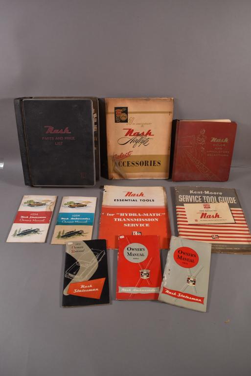 NASH OWNERS MANUALS & PARTS BOOKS (1 of 3)