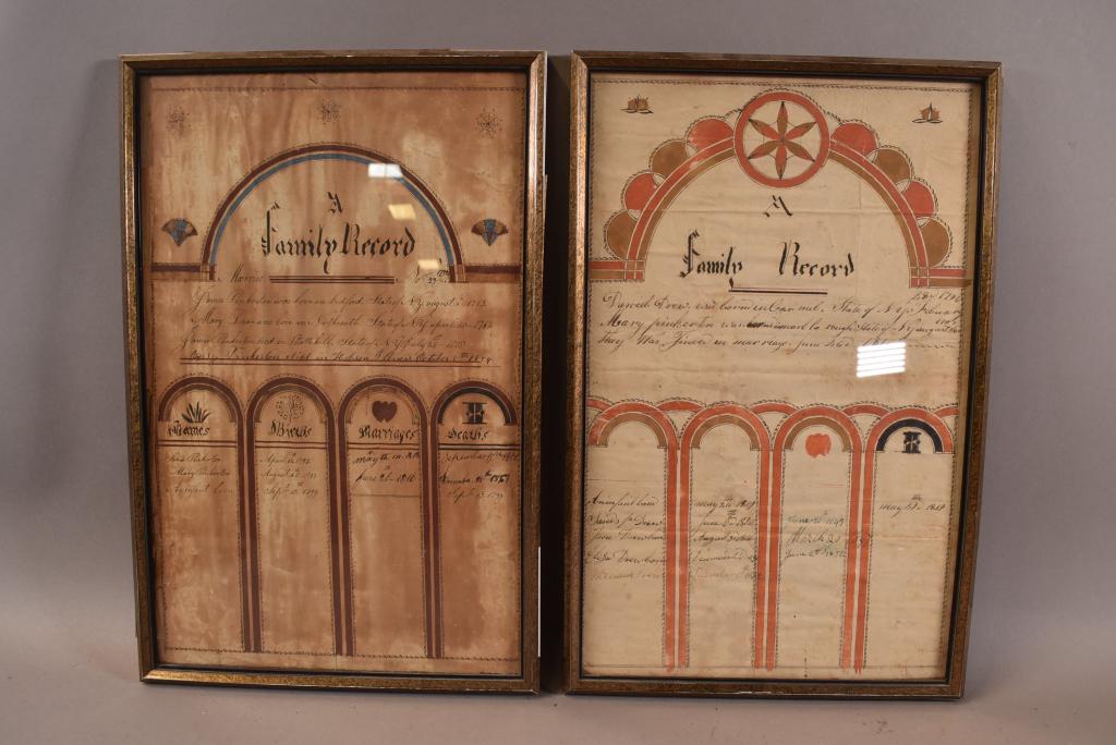 2 18TH CENTURY FAMILY RECORDS (1 of 5)