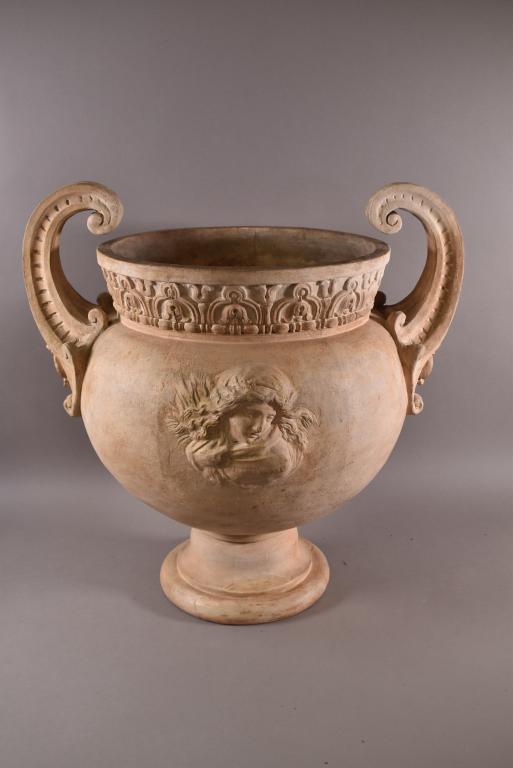 LARGE 19TH CENTURY TERRA COTTA PLANTER (1 of 5)