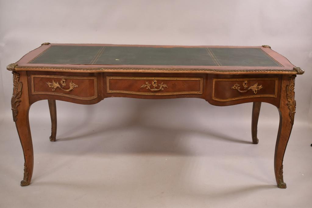 LARGE FRENCH STYLE BUREAU PLAT DESK (1 of 6)