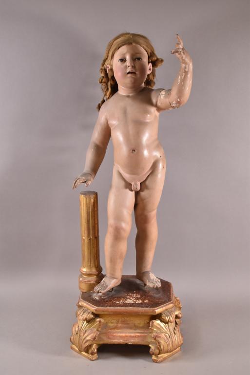 18TH CENTURY FIGURE OF CHILD JESUS (1 of 7)