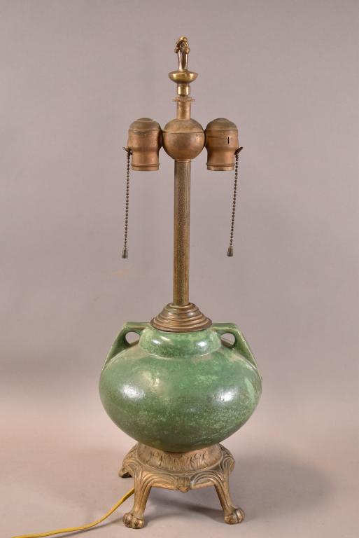FULPER POTTERY LAMP (1 of 3)