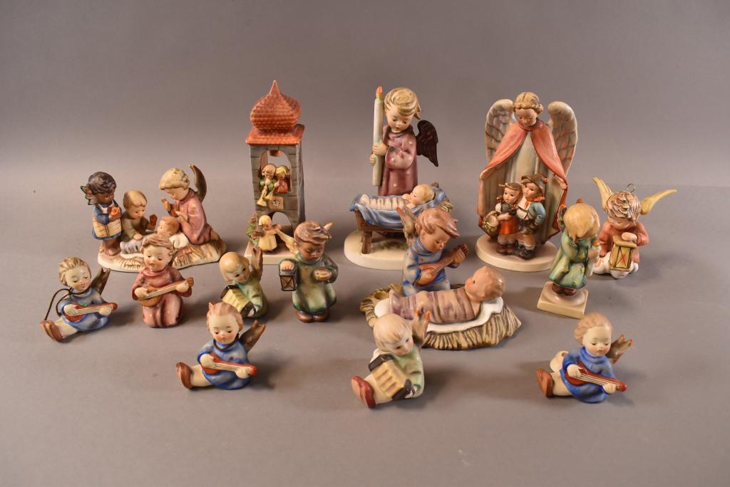 14 ANGEL HUMMEL FIGURINES (1 of 9)