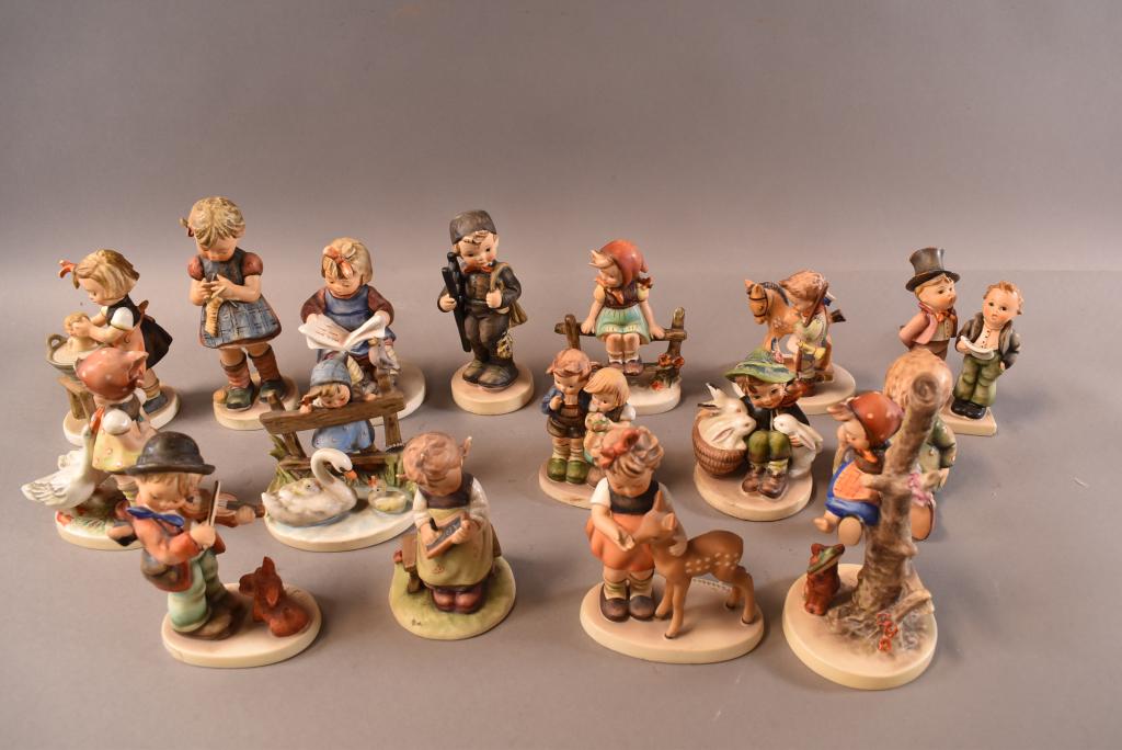 16 HUMMEL FIGURES (1 of 6)