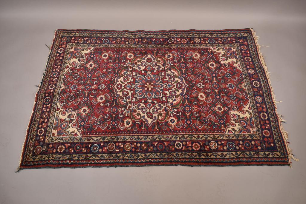 APPROX. 4 '11' X 3' 6" HAND MADE PERSIAN RUG (1 of 4)