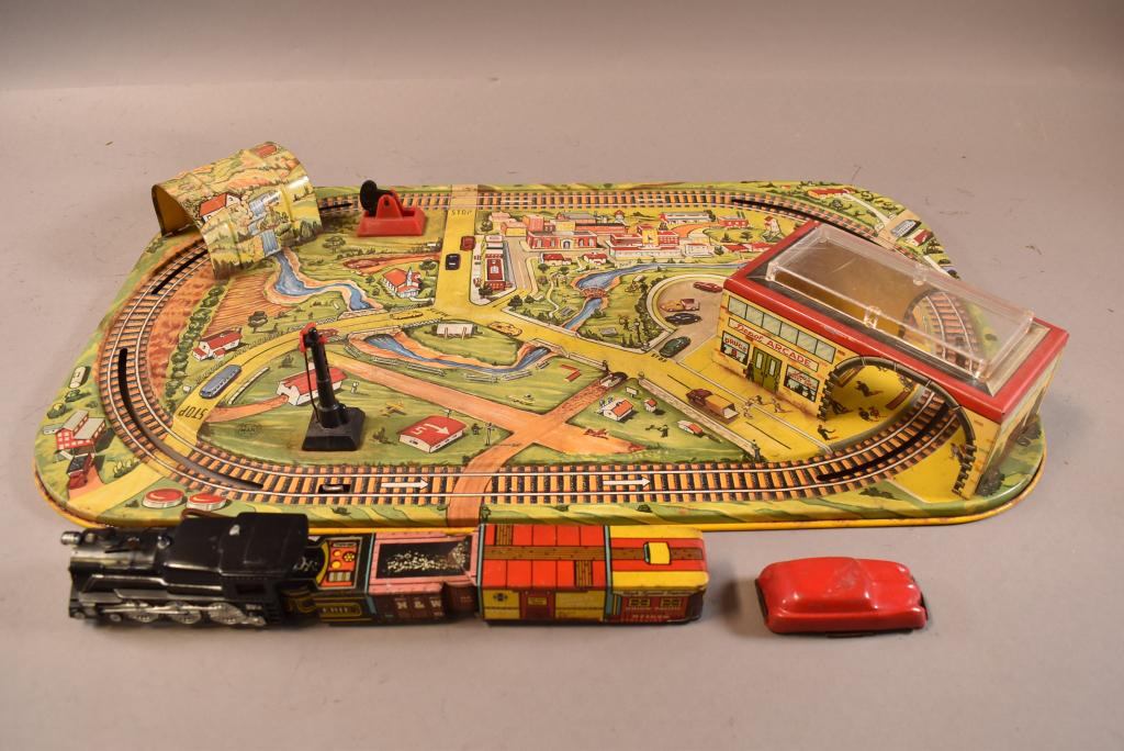 MARX TIN LITHO WIND UP TRAIN (1 of 4)