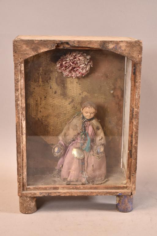 19TH CENTURY SANTO IN SHADOWBOX (1 of 8)