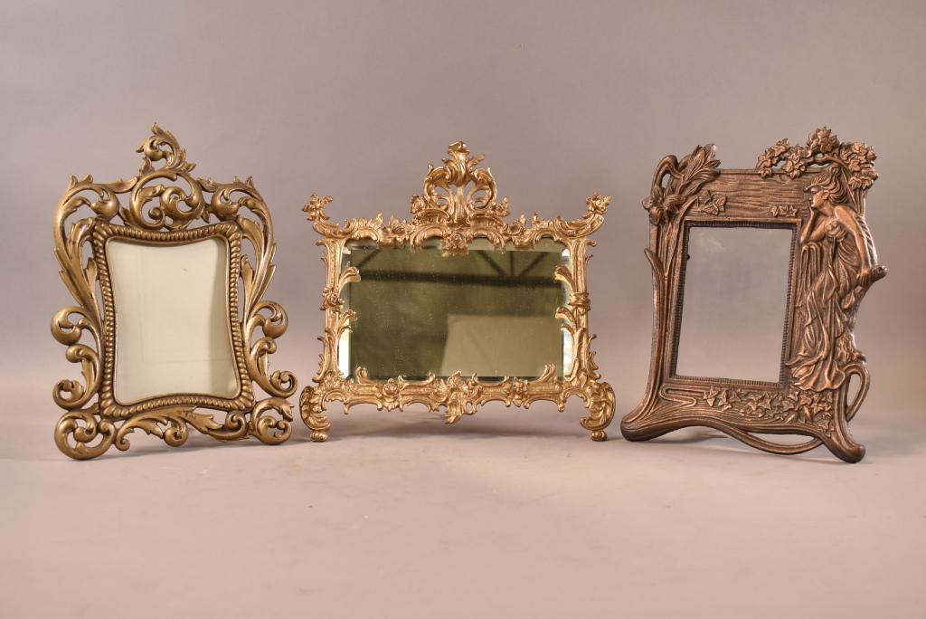 3 GILT METAL FRAMES (1 of 4)