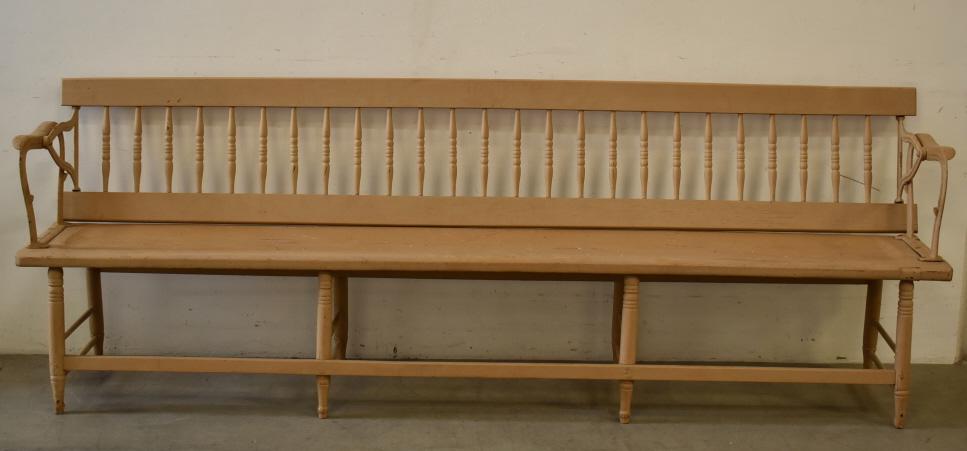 19TH CENTURY TROLLEY BENCH (1 of 4)