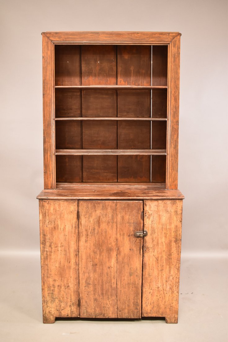 19th C OPEN CUPBOARD (1 of 4)