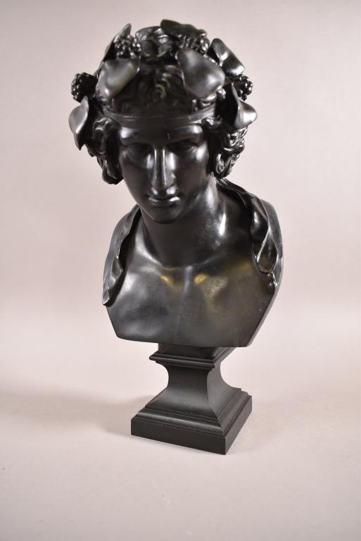 BRONZE BUST OF BACCHUS (1 of 3)