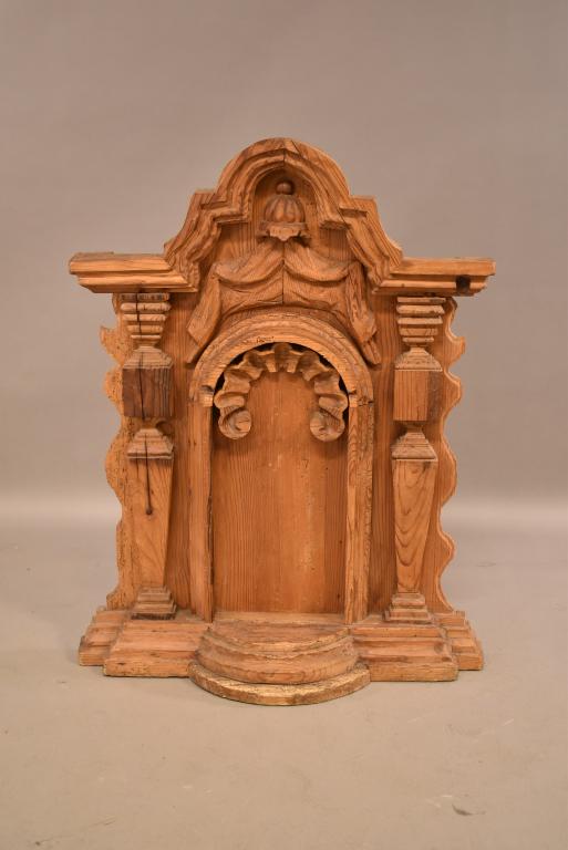 19TH CENTURY PINE SHRINE (1 of 4)