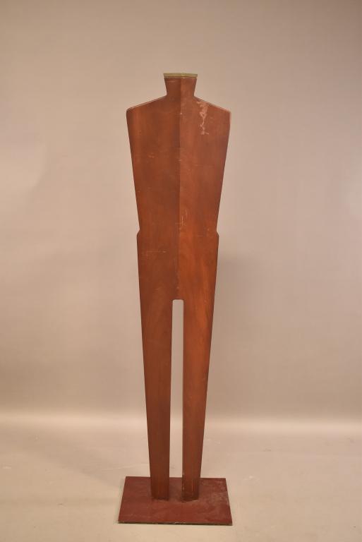 MID CENTURY MODERN WOODEN SCULPTURE (1 of 3)